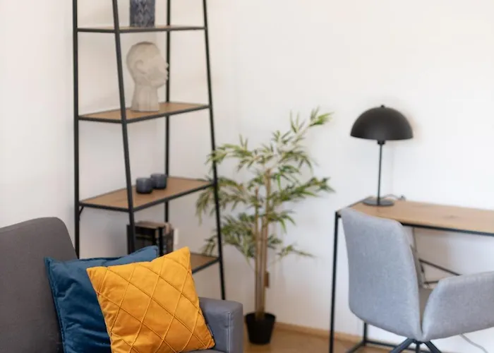 Rhein-lahn Living - Modernes Design - Kontaktloser Zugang - Zentrale Lage Nahe Rhein Und Martinsburg - Mit Kueche & Wohnzimmer 아파트